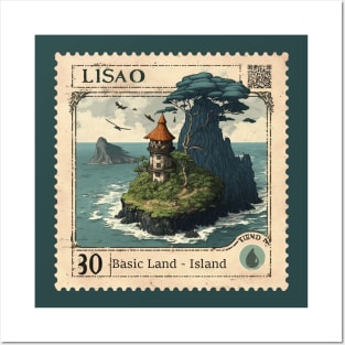 MTG - Island Stamp - Lisao - Postage Stamp Series Posters and Art